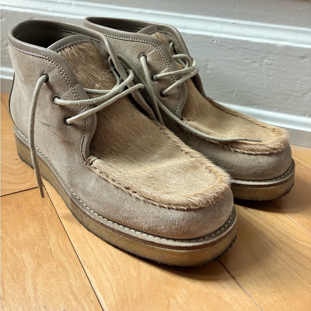 Re/done Pony hair wallabee